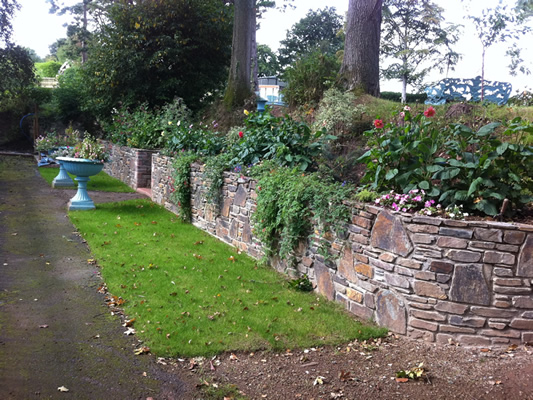 Stone Flower Bed