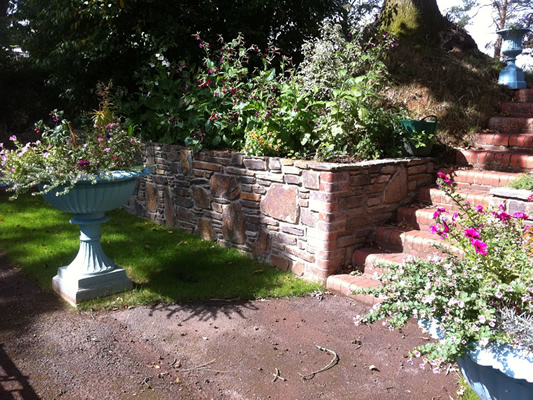 Stone Flower Bed