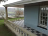 Stone balustrade and floor tiling.