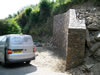 Large Retaining wall.