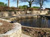 Mortar bedded Stone wall.