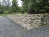 Dry stone wall.